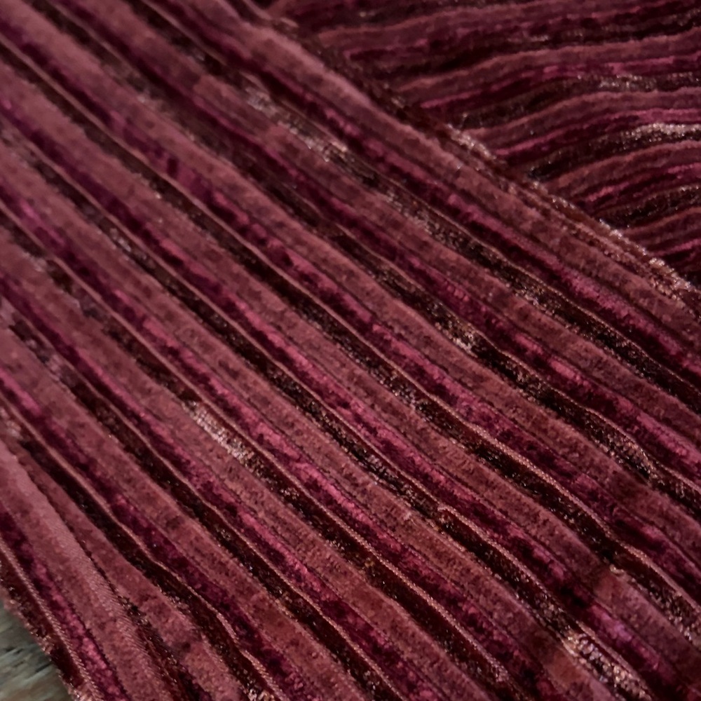 Free People Ribbed Velvet Flare Pants in Wine Red - Picture 3 of 7